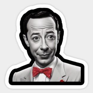 Portrait Pee Wee Herman Sticker